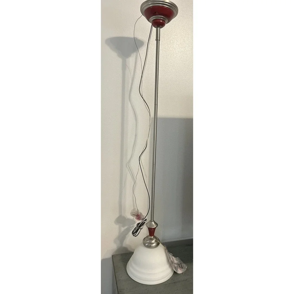 Savoy House Lighting Pendant / Red Zinger And Brushed Nickel Finish